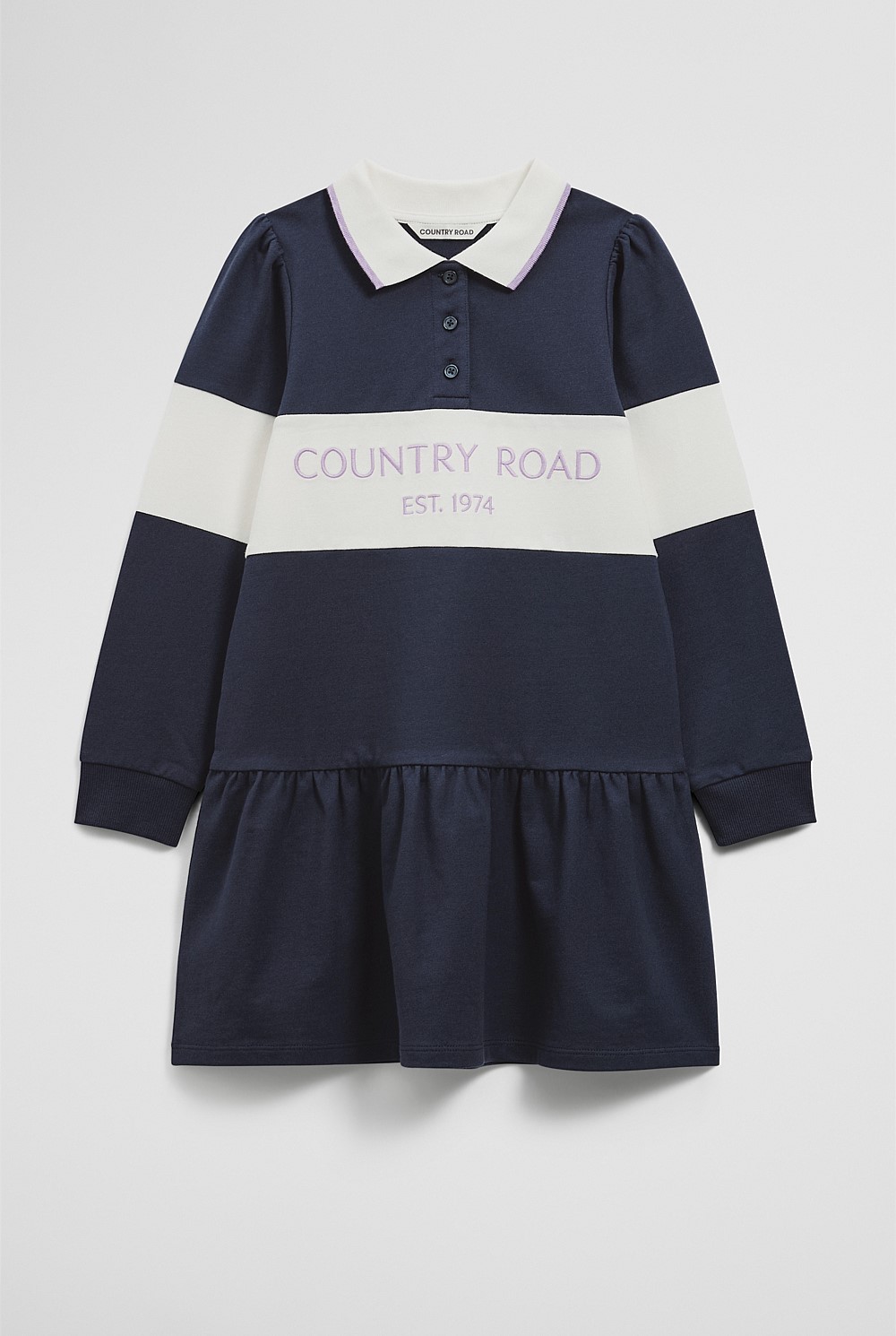 Organically Grown Cotton Logo Rugby Dress
