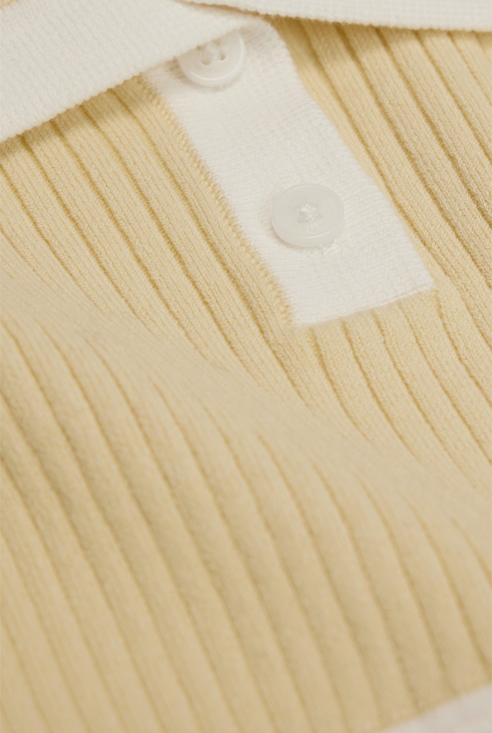 Organically Grown Cotton Collared Knit Dress