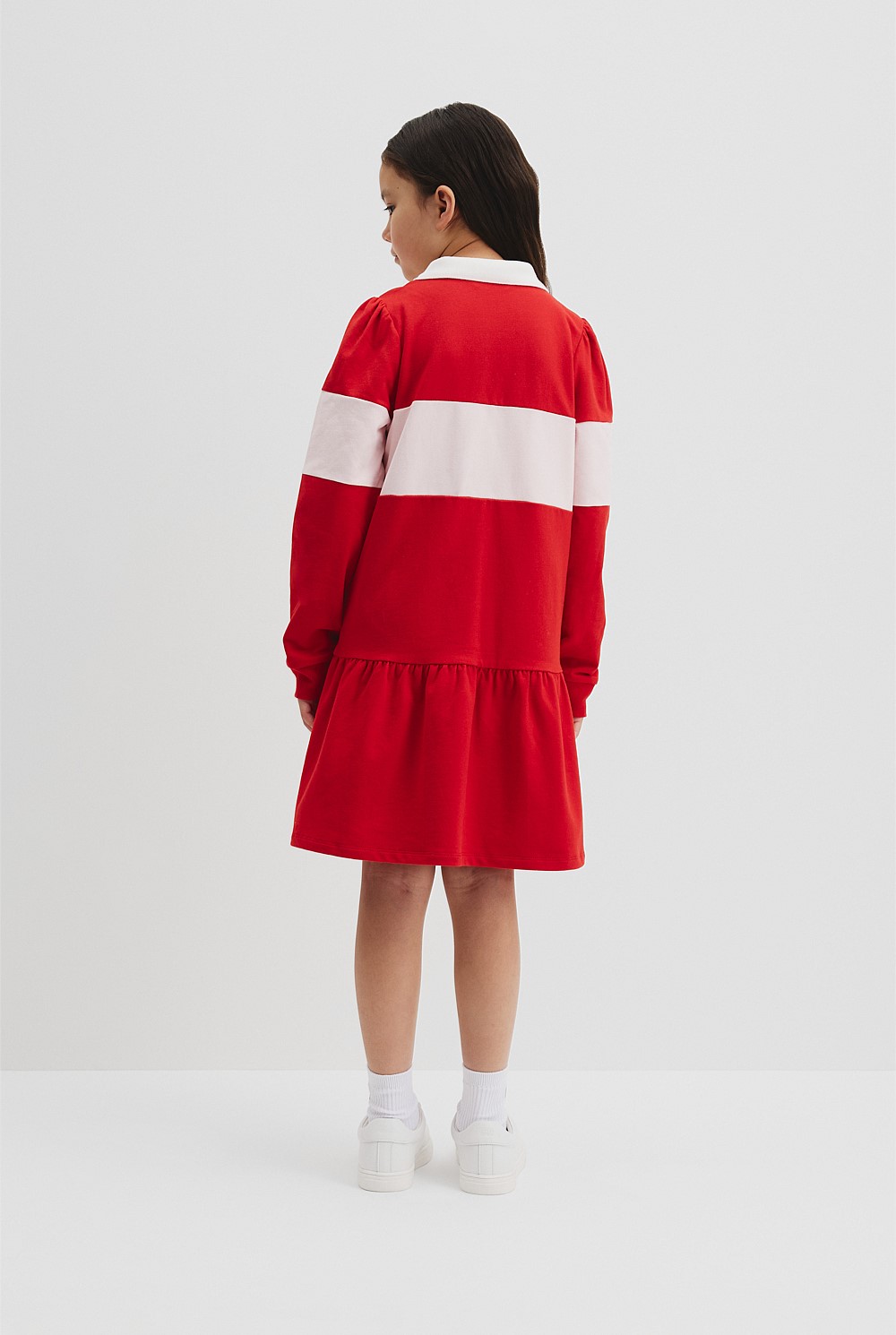 Organically Grown Cotton Logo Rugby Dress