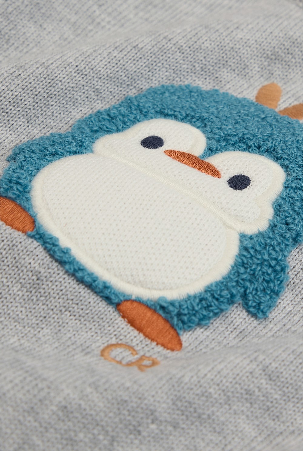 Organically Grown Cotton Penguin Knit