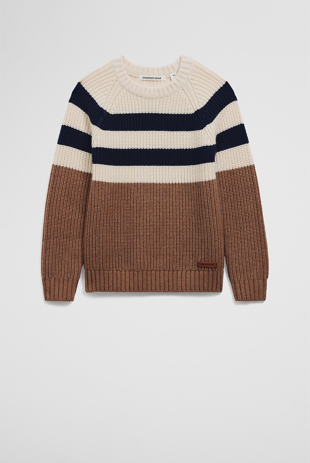 Contrast Stripe Knit