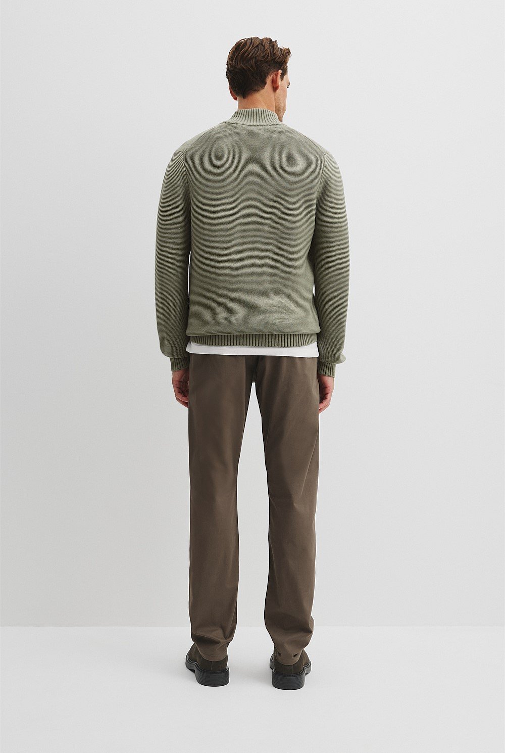 Australian Cotton Half Zip Knit
