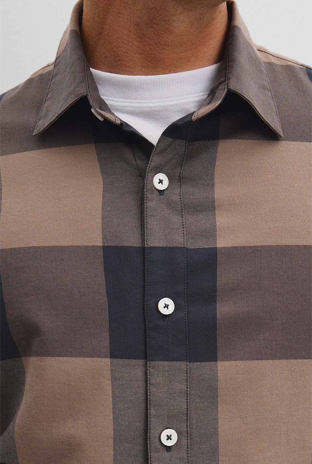 Regular Fit Australian Good Earth Cotton Flannel Shirt