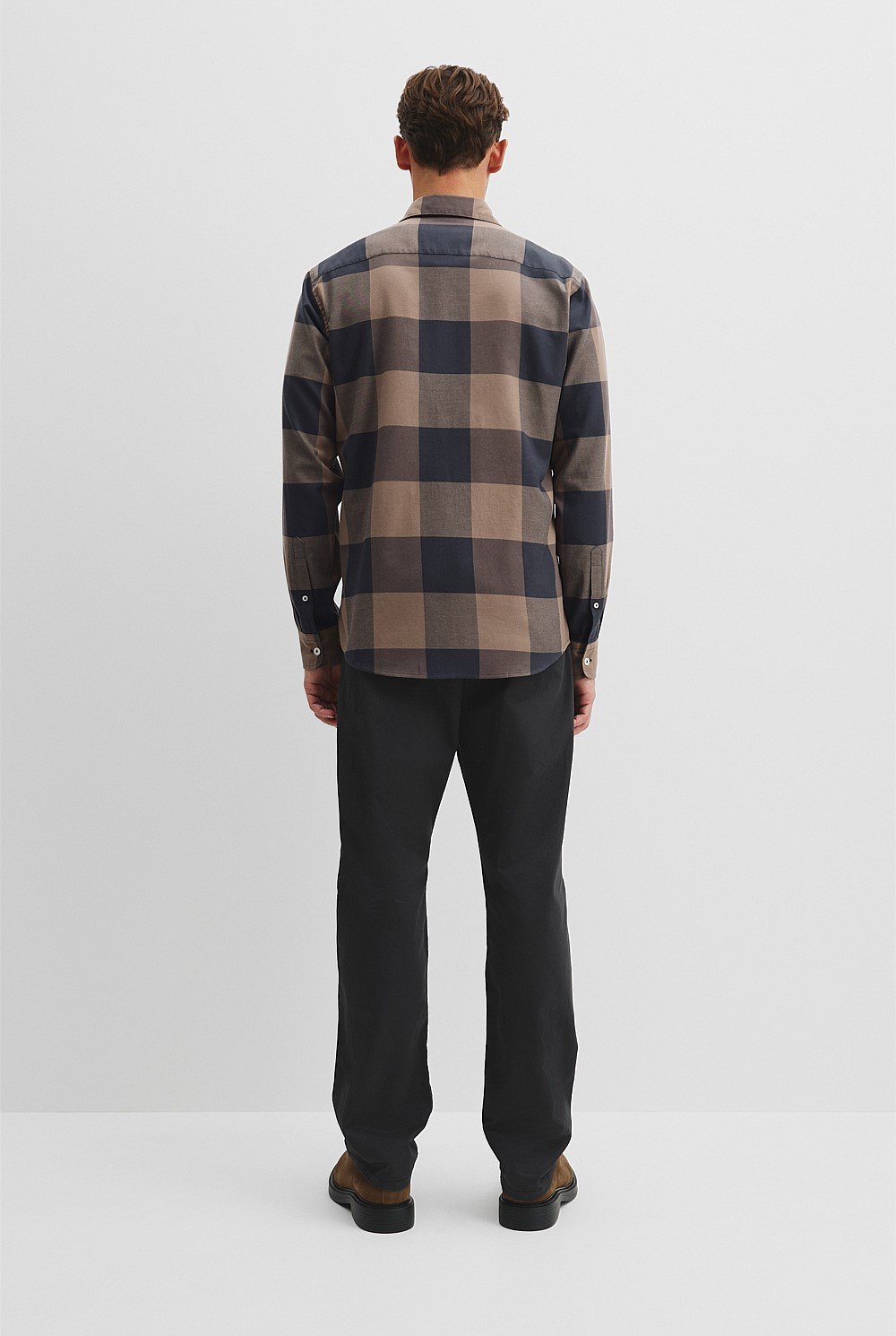 Regular Fit Australian Good Earth Cotton Flannel Shirt