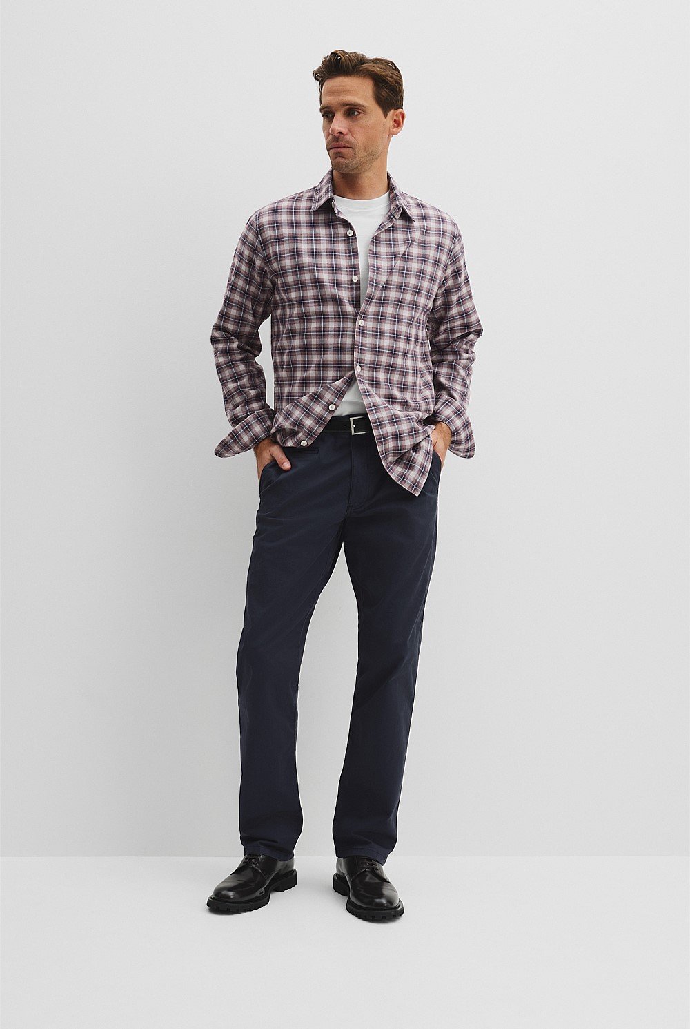 Regular Fit Australian Good Earth Cotton Flannel Shirt