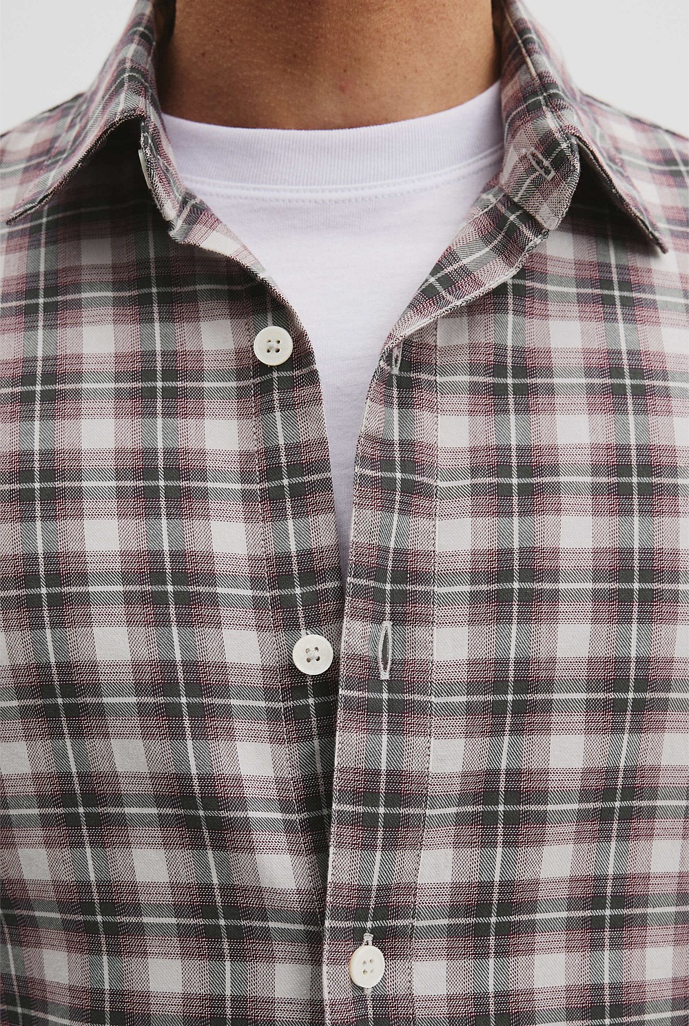 Regular Fit Australian Good Earth Cotton Flannel Shirt