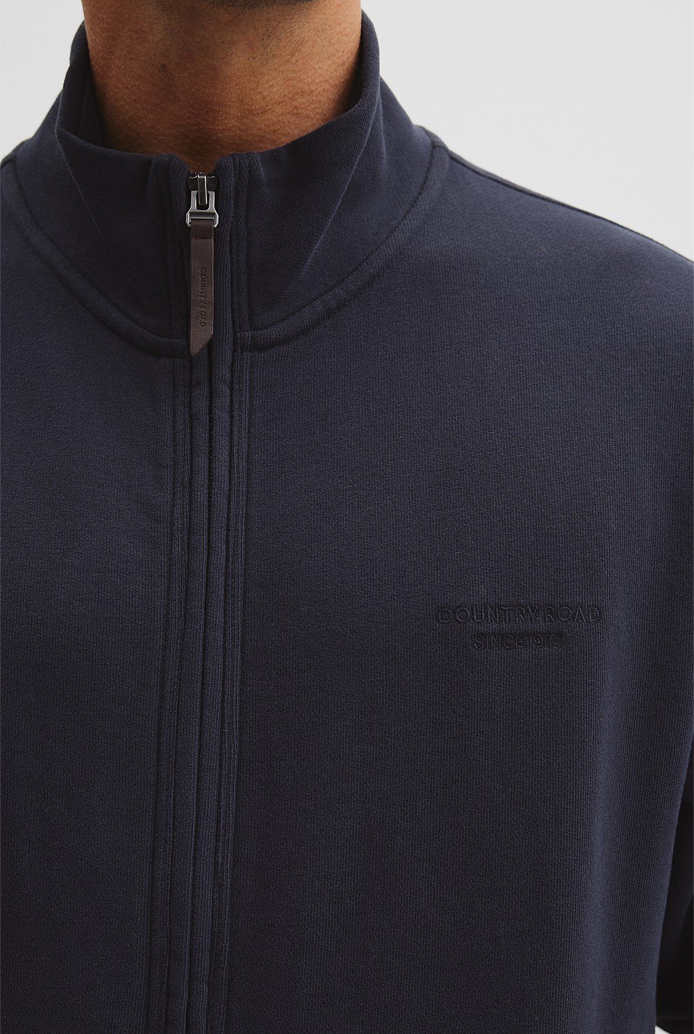 Relaxed Zip Through Sweat