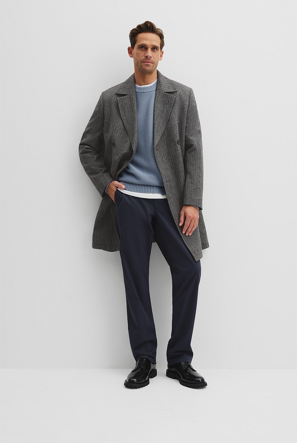 Australian Cotton Crew Neck Knit
