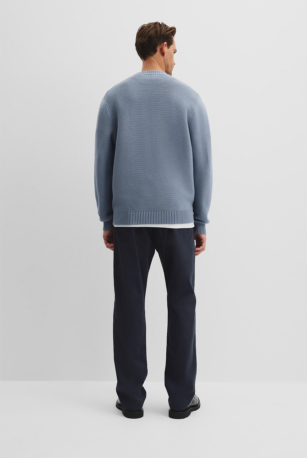 Australian Cotton Crew Neck Knit