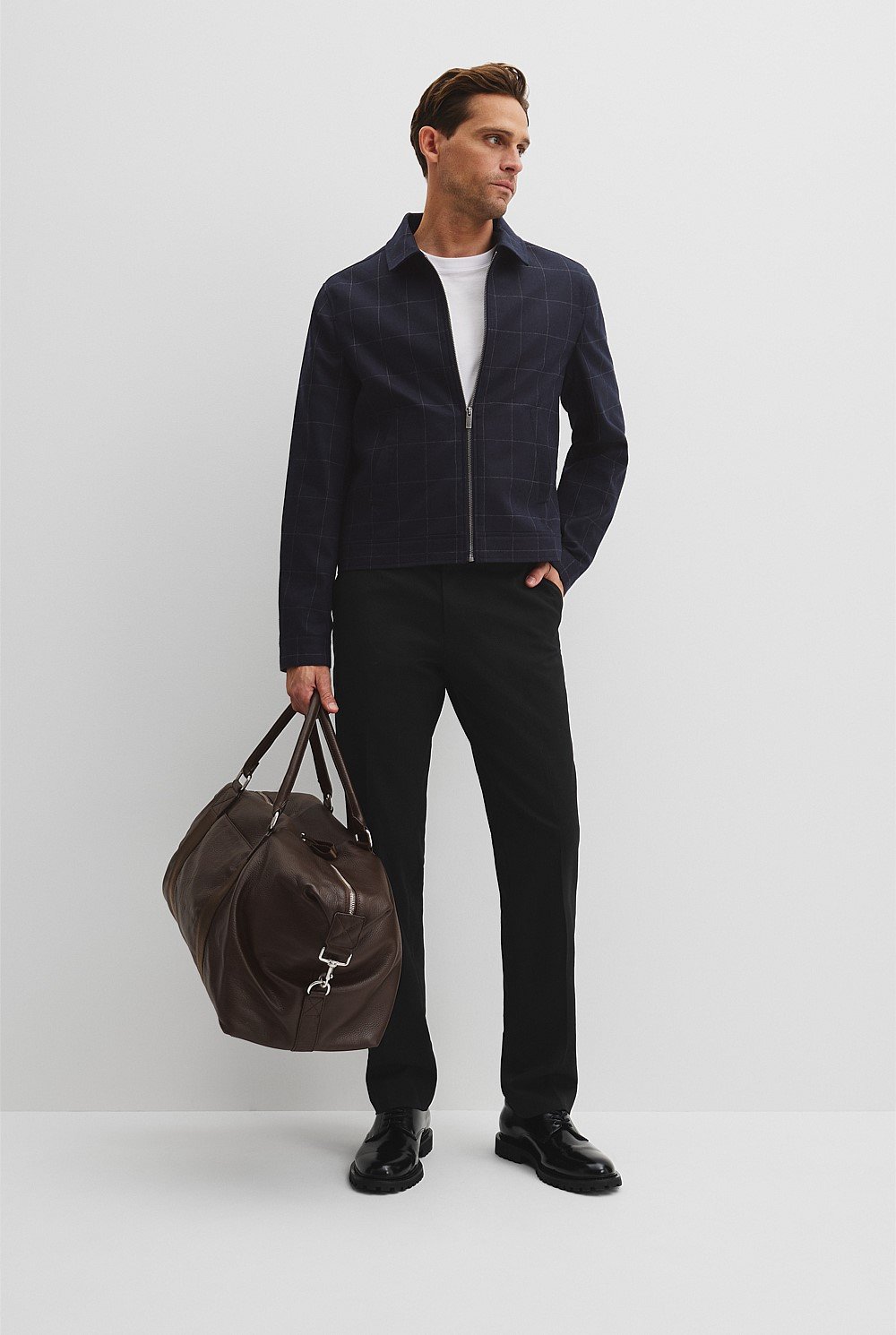 Cotton Wool Check Jacket