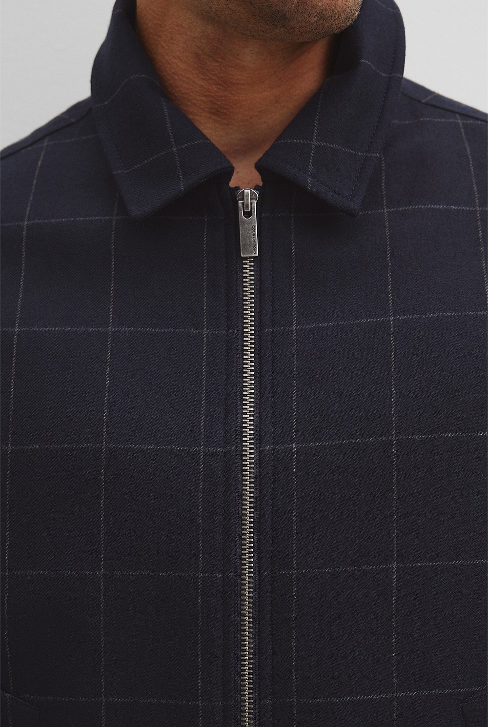 Cotton Wool Check Jacket
