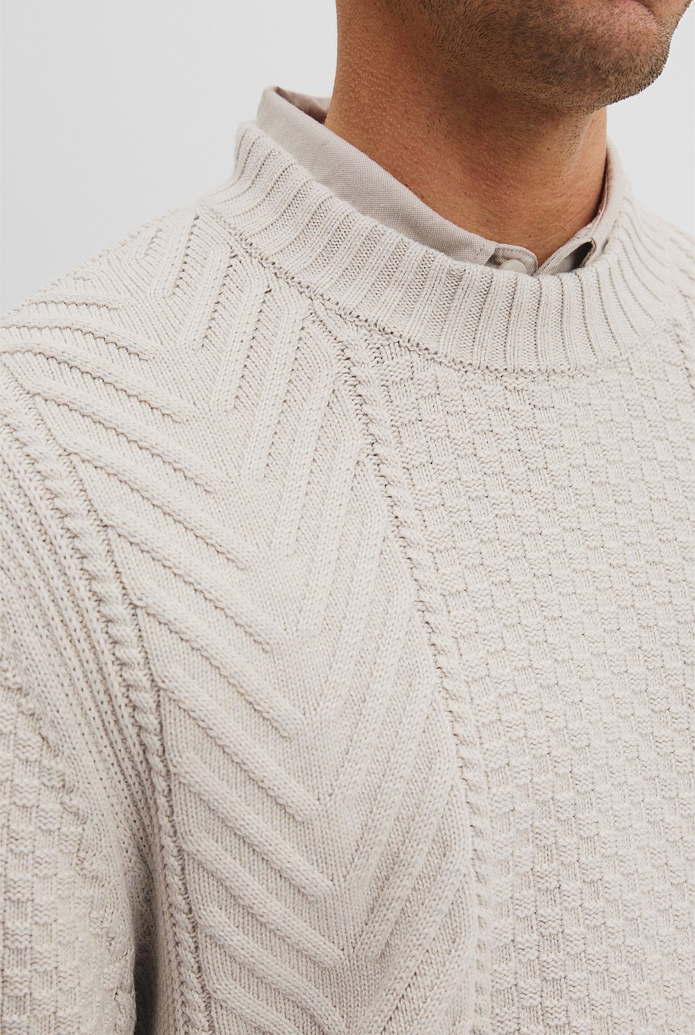 Australian Cotton Blend Cable Knit