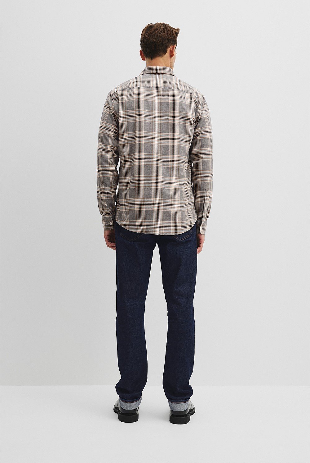 Regular Fit Australian Good Earth Cotton Flannel Shirt