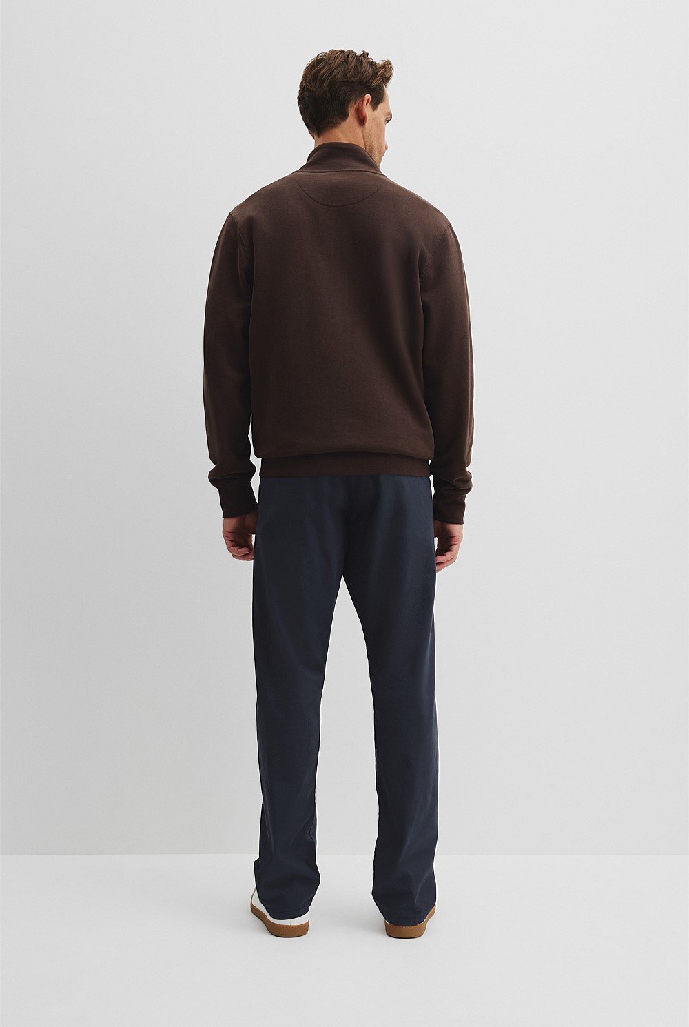 Relaxed Zip Through Sweat