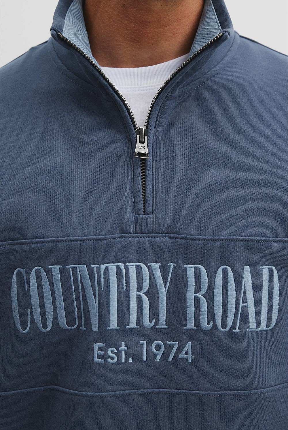 Verified Australian Cotton Half Zip Heritage Sweat