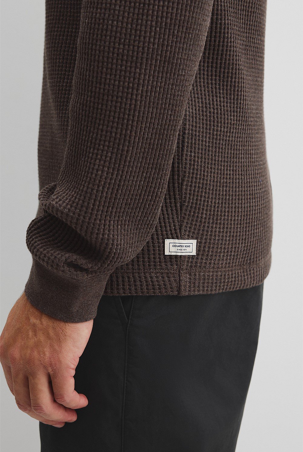 Australian Cotton Waffle Crew T-Shirt