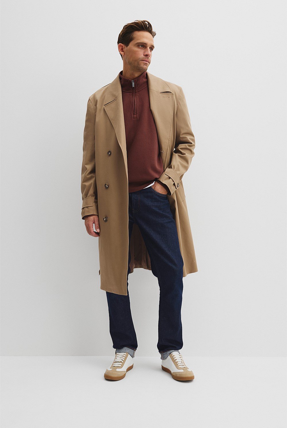 Oversized Half Zip Sweat