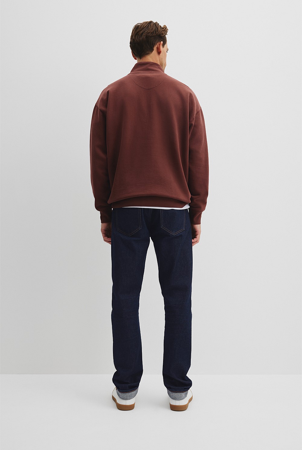 Oversized Half Zip Sweat