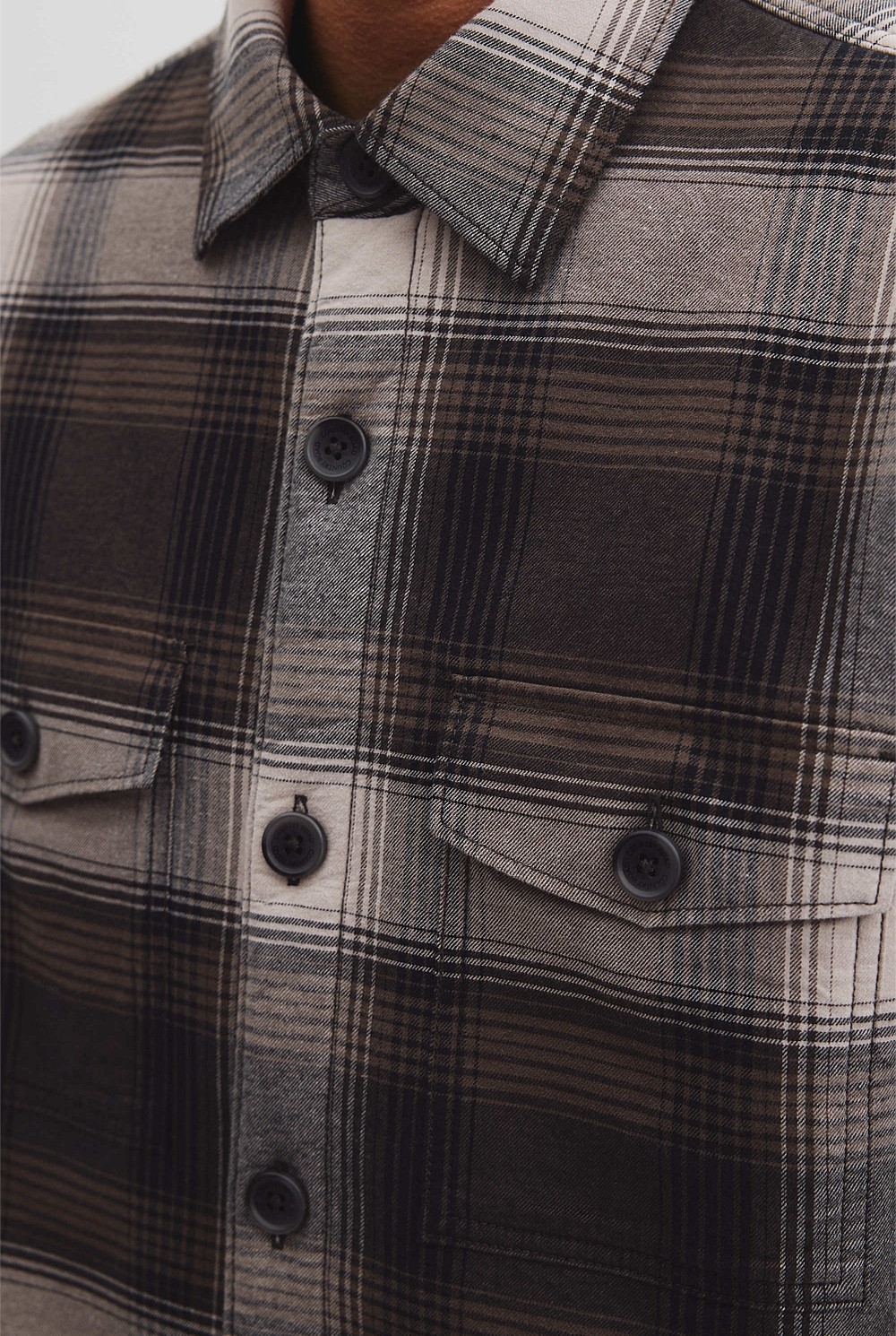 Check Sherpa Jacket