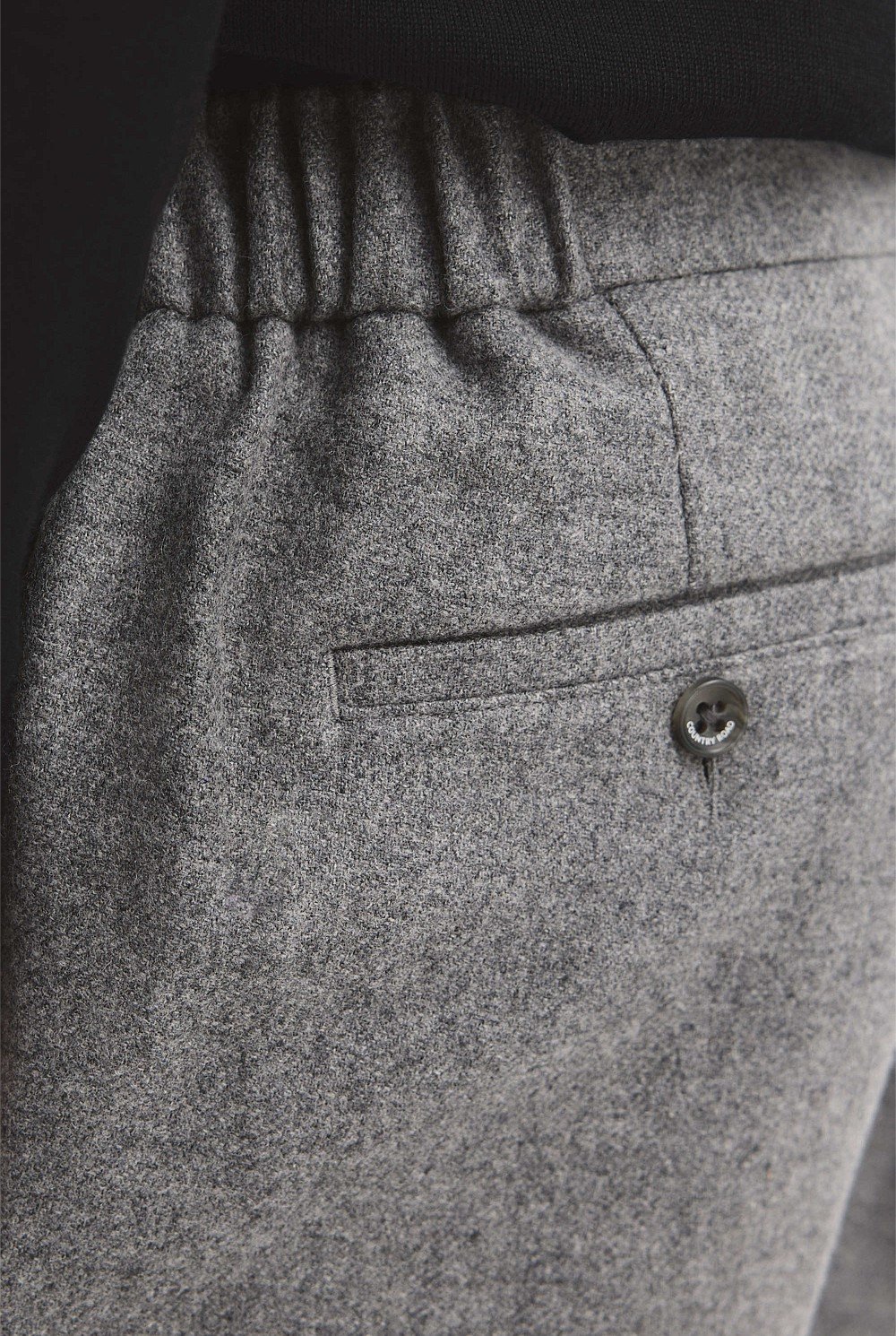 Wool Blend Elasticated Pant