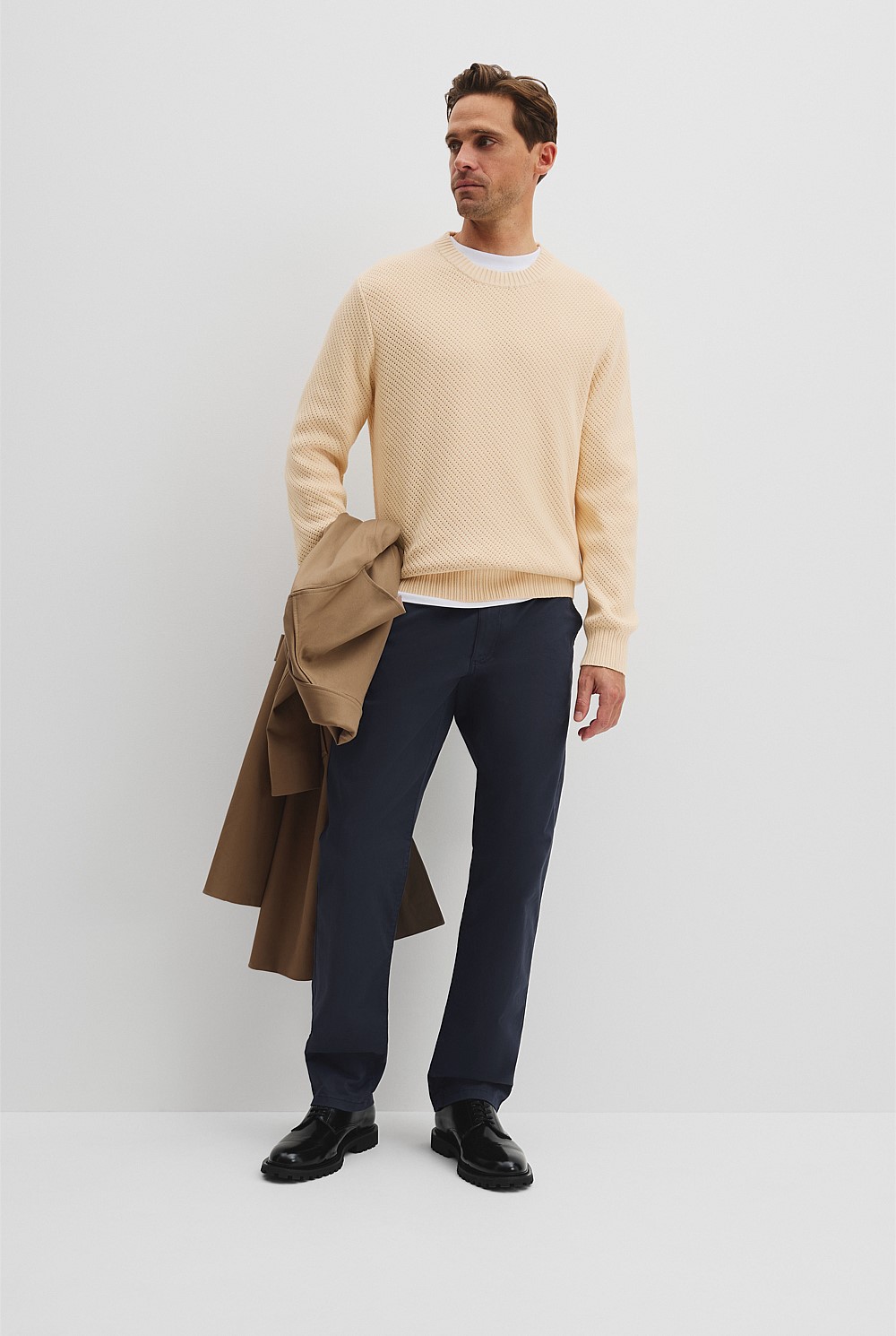 Australian Cotton Blend Crew Knit
