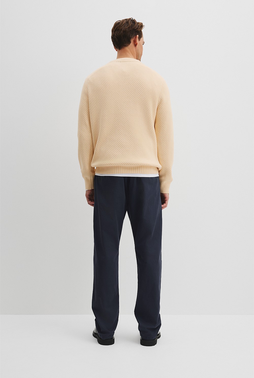 Australian Cotton Blend Crew Knit