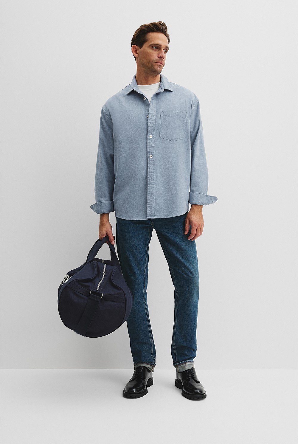 Relaxed Fit Heavy Brushed Shirt