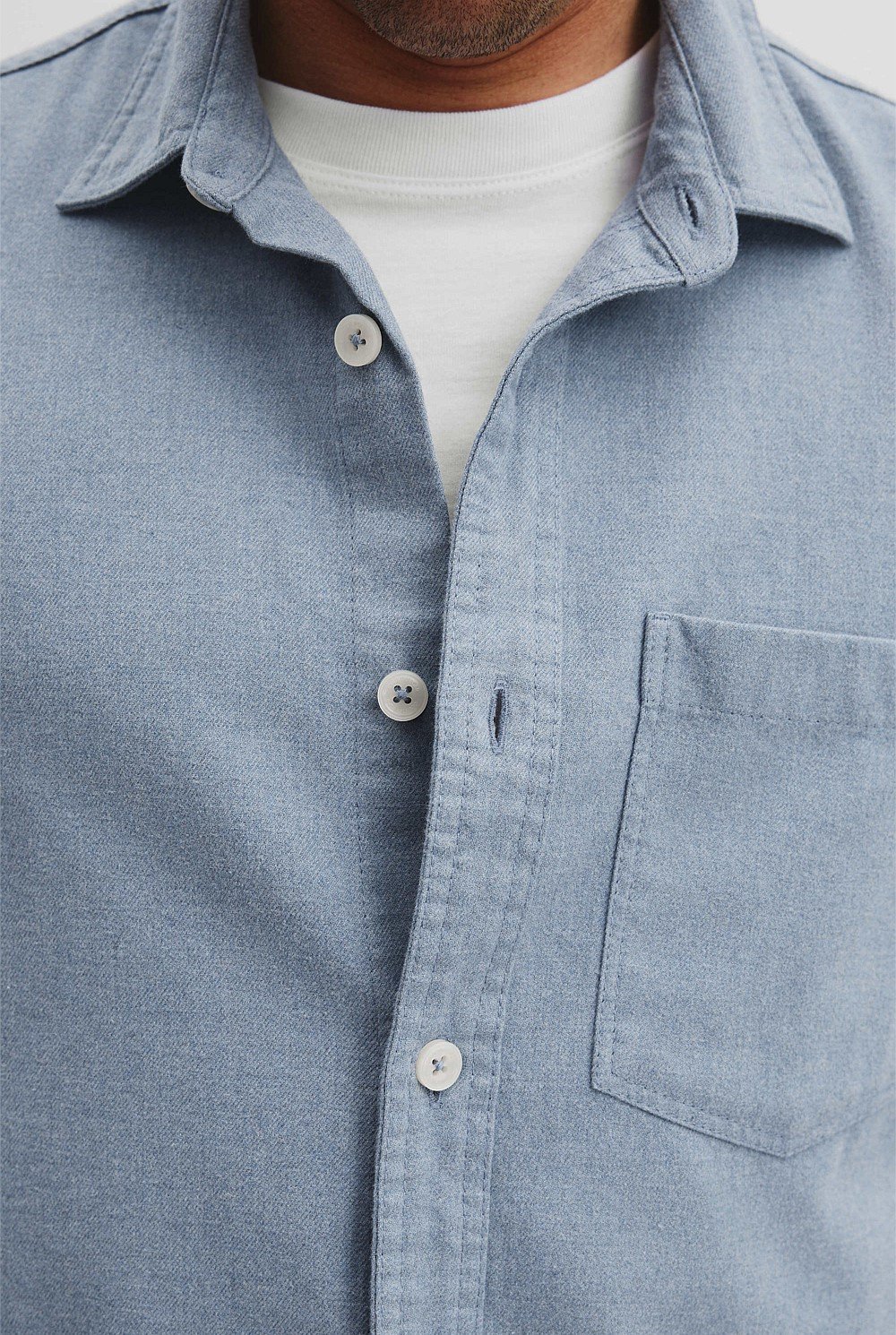 Relaxed Fit Heavy Brushed Shirt
