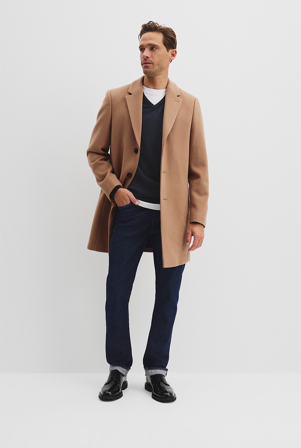 Recycled Wool Overcoat