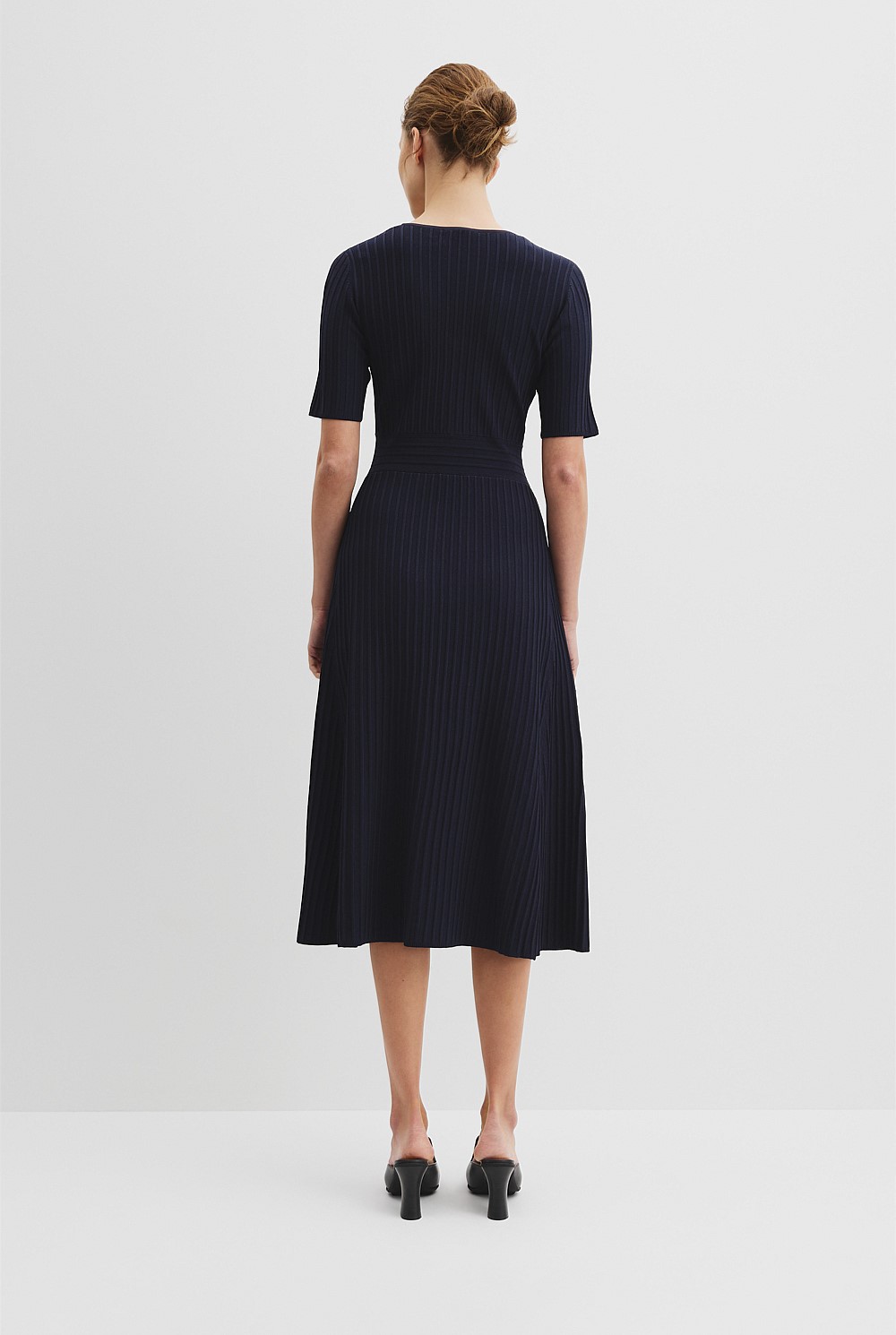 Pointelle Knit Dress