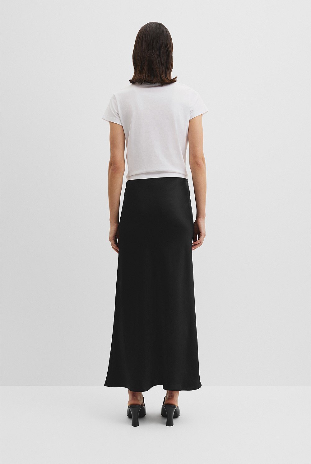 Satin Bias Skirt