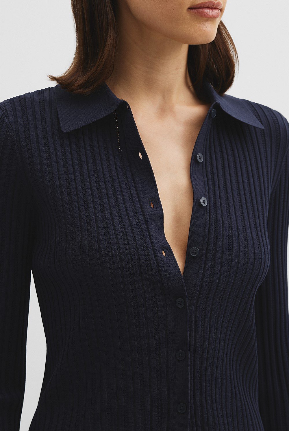 Pointelle Knit Shirt