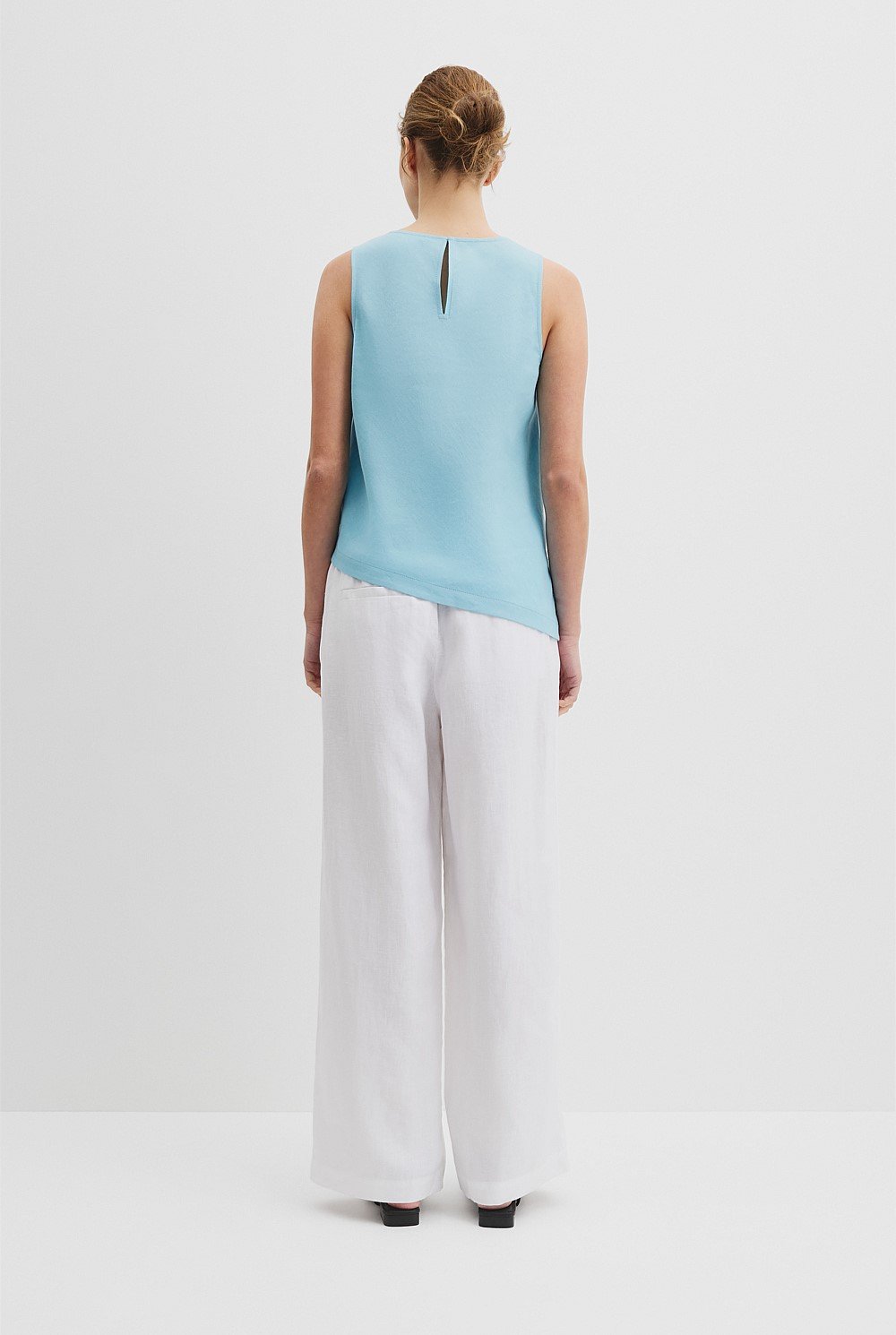 Orgqnically Grown Linen Bias Tank