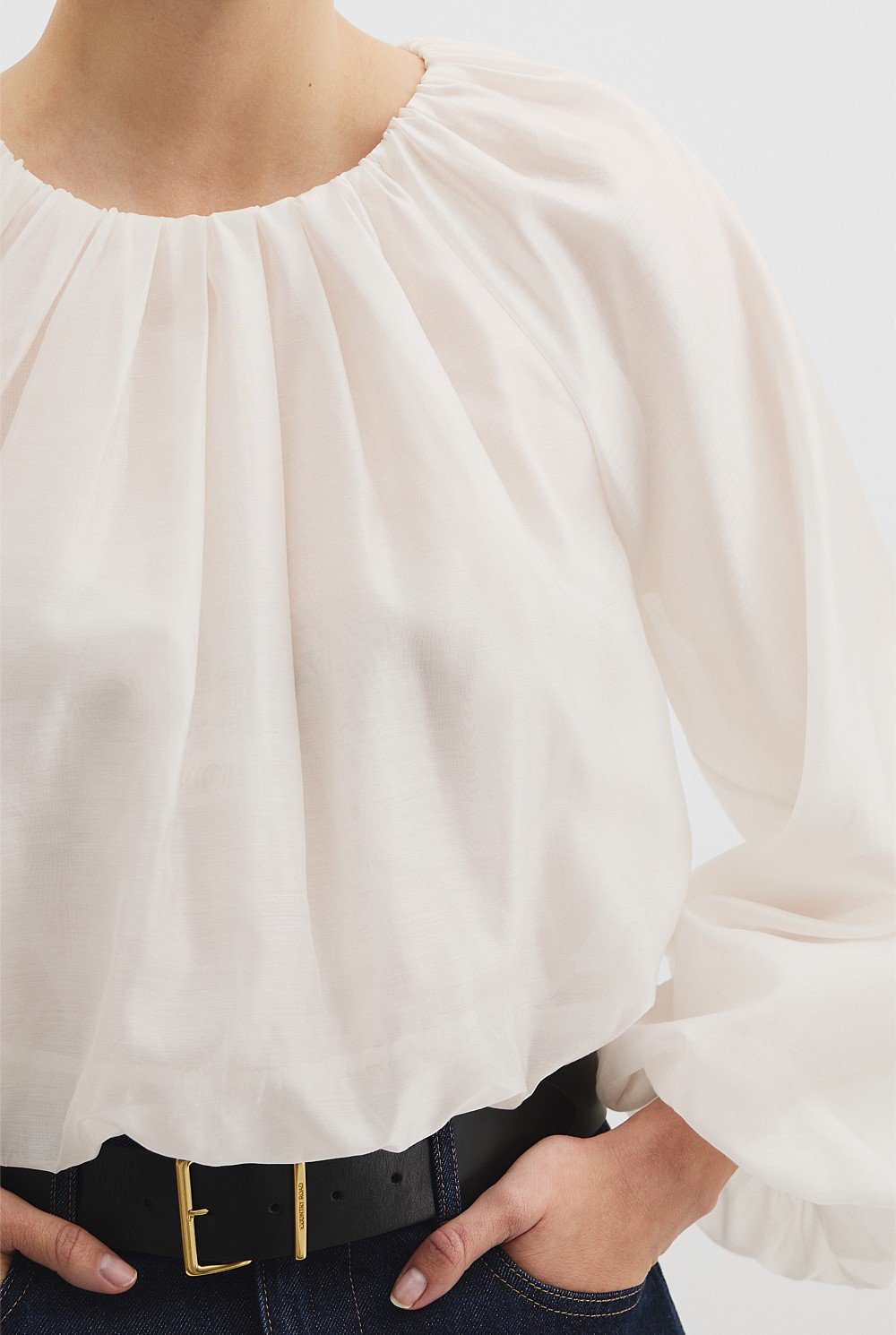 Voluminous Soft Blouse