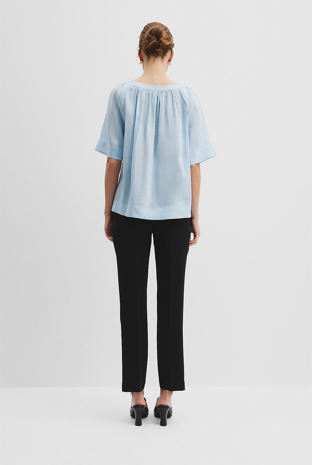 Round Neck Soft Blouse