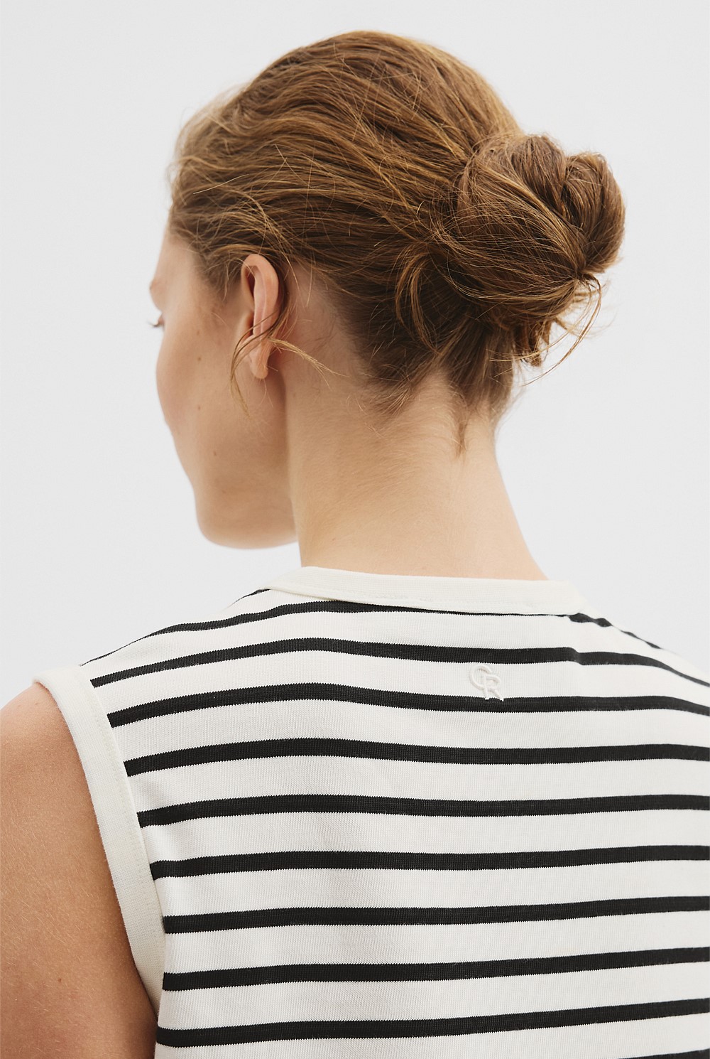 Australian Cotton Stripe Mini Tank Dress