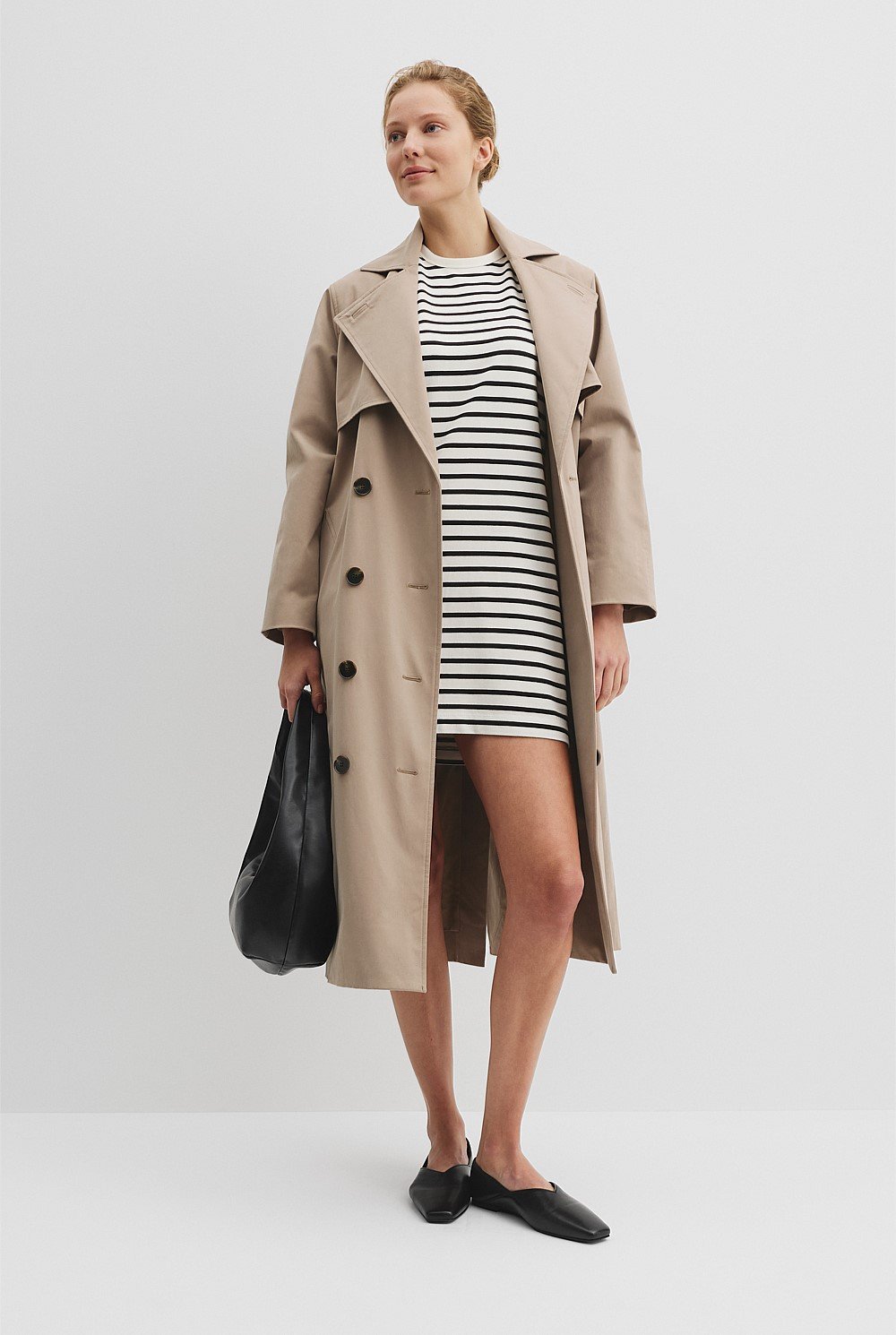 Australian Cotton Stripe Mini Tank Dress