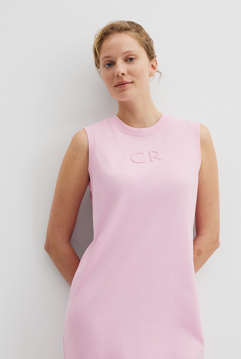 Australian Cotton Logo Tank Dress