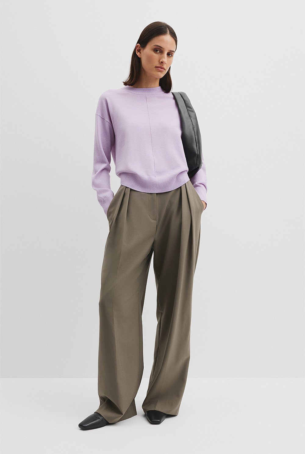 Verified Australian Merino Wool Crew Neck Knit