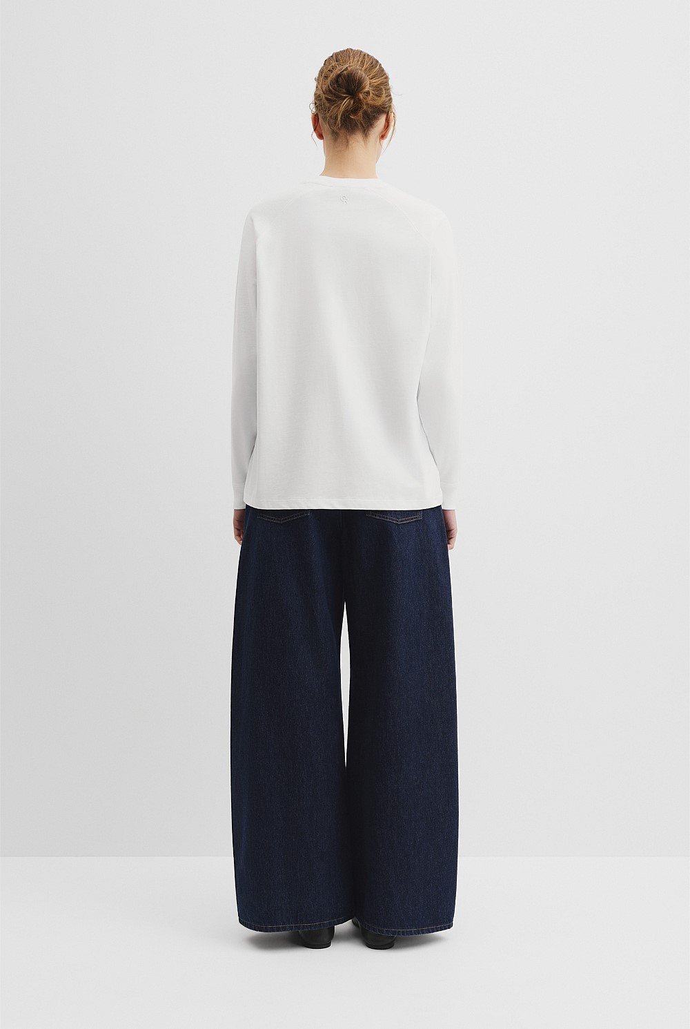 Australian Cotton Long Sleeve Relaxed T-Shirt