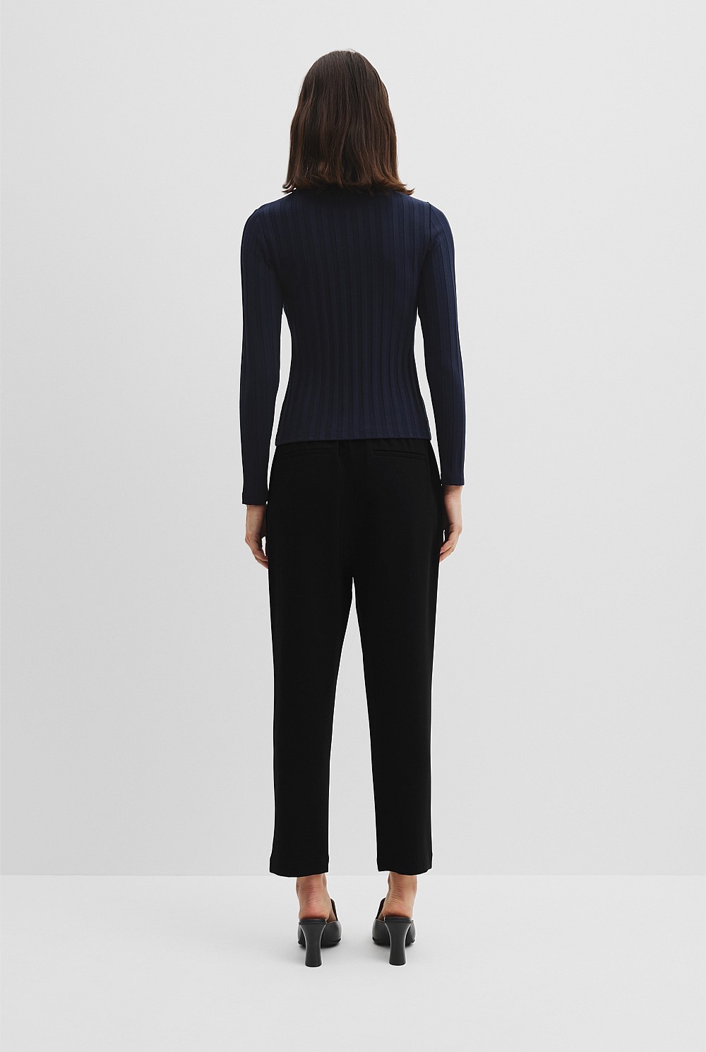 Wide Rib Long Sleeve T-Shirt