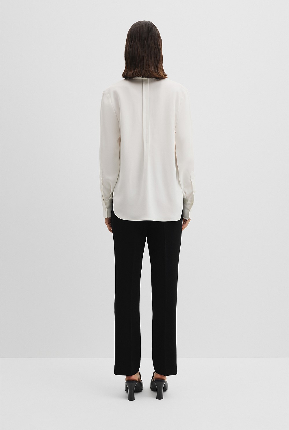 Crepe Popover Shirt