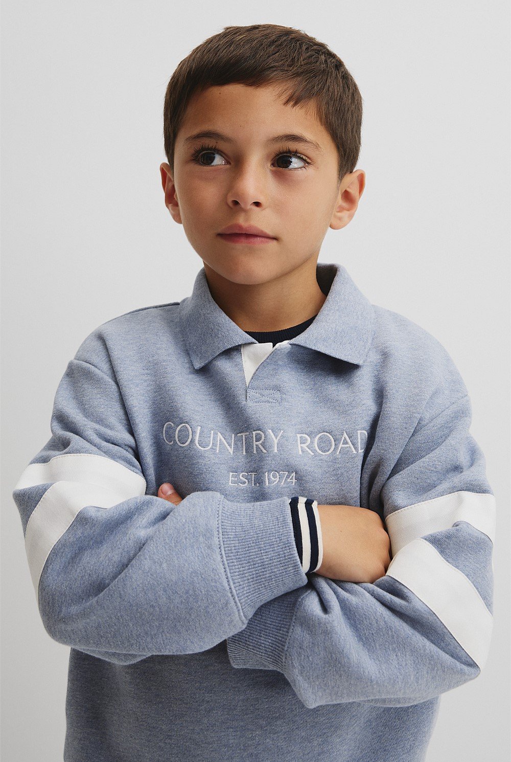 Organically Grown Cotton Collared Sweat