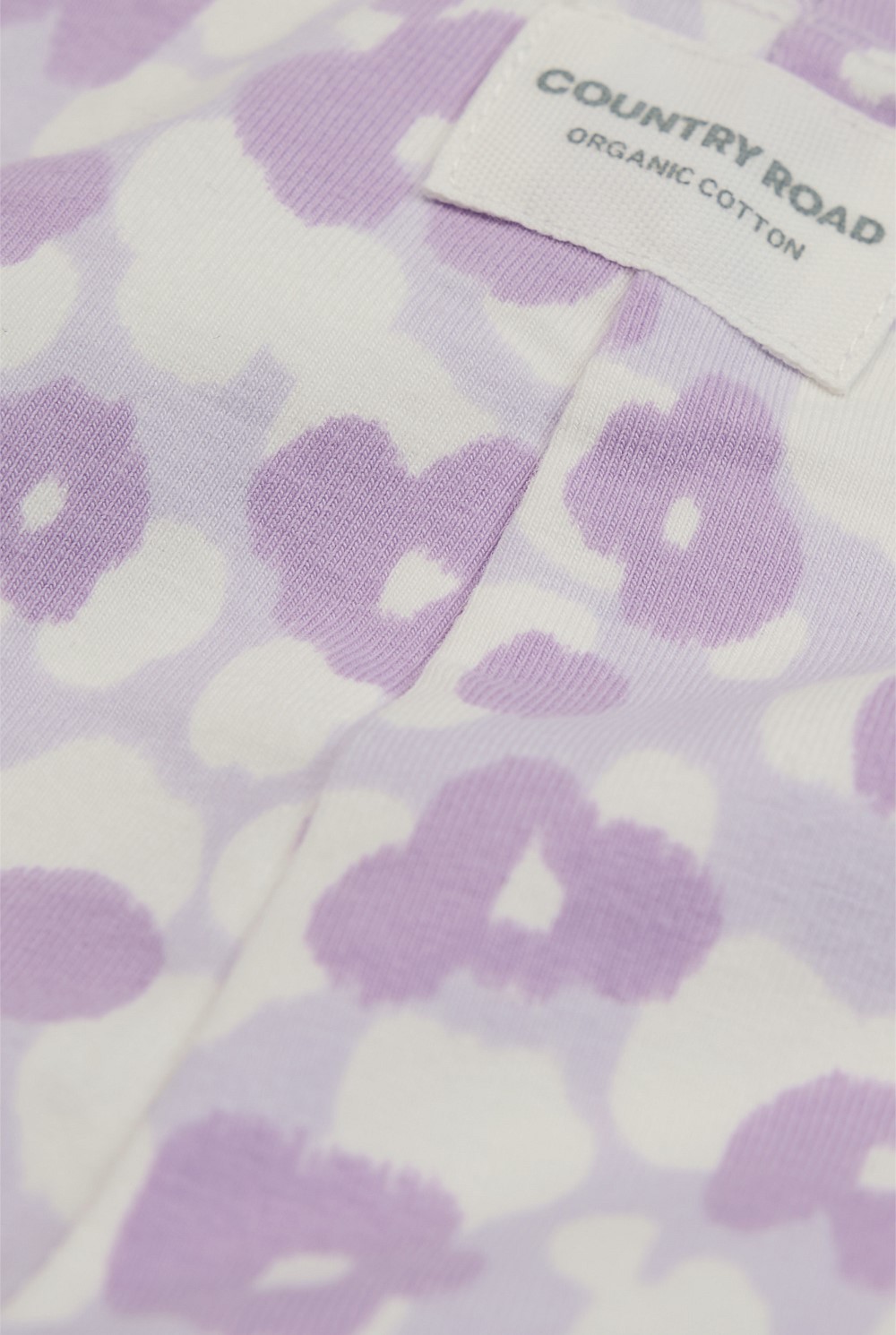 Organically Grown Cotton Blend Flower Legging