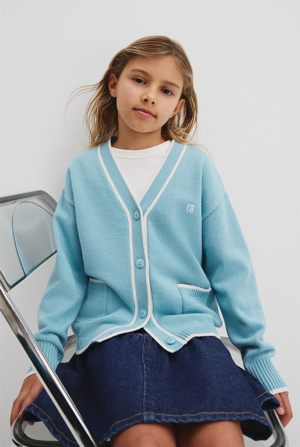 Pocket Varsity Cardigan