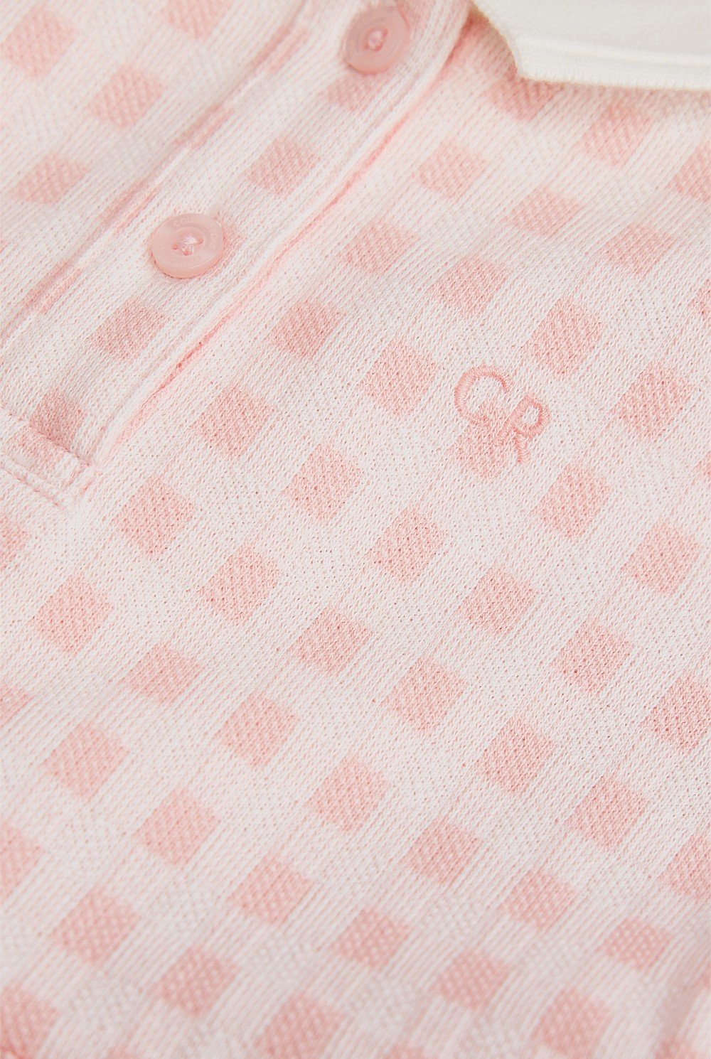 Organically Grown Cotton Polo Romper Dress