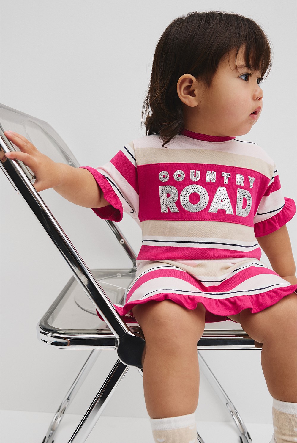 Organically Grown Cotton T-Shirt Logo Dress