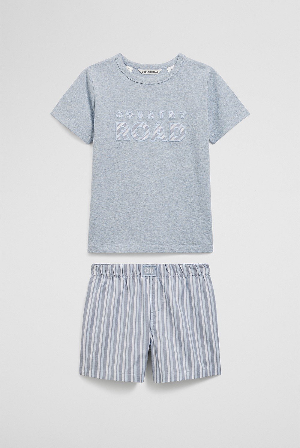 Australian Cotton Stripe Boxer Pyjama Set