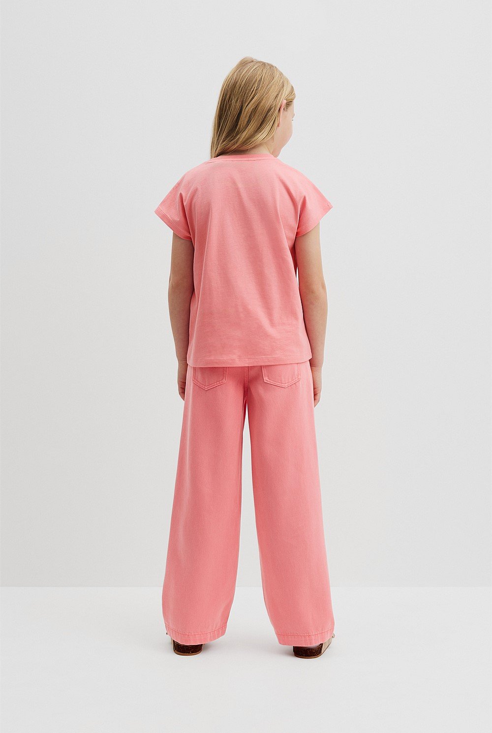 Organically Grown Cotton Sequin Logo T-Shirt