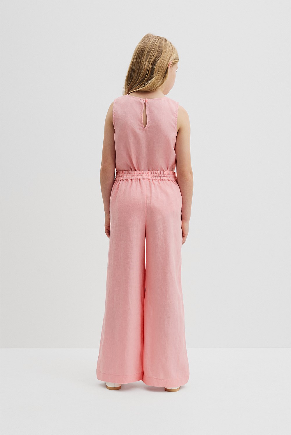 Organically Grown Linen Linen Pull On Pant